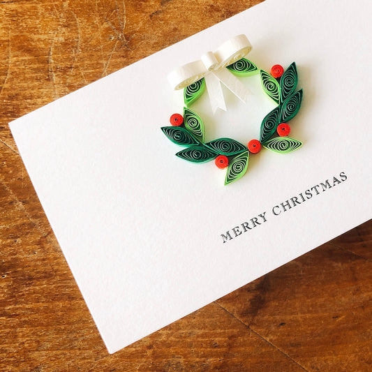 クリスマスカード(グリーン)